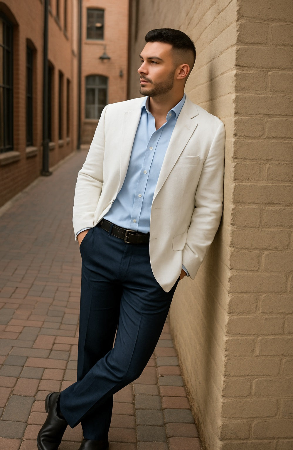 Mens Linen Blazer Big And Tall