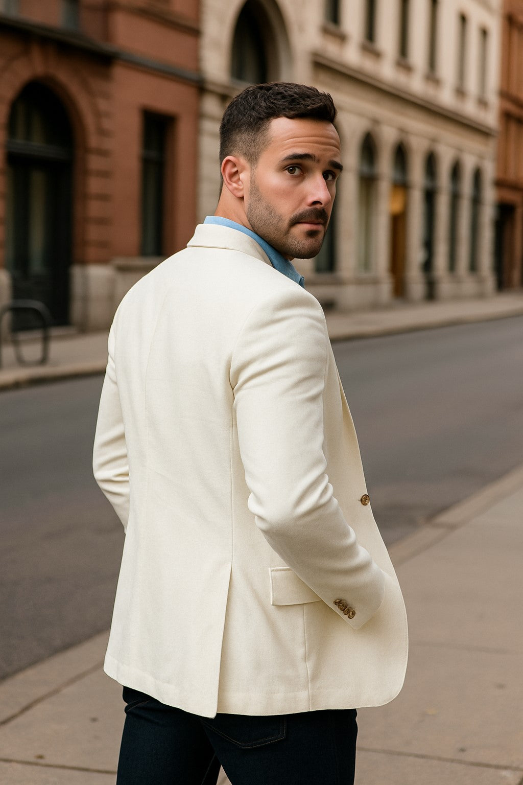 Mens Linen Blazer Big And Tall