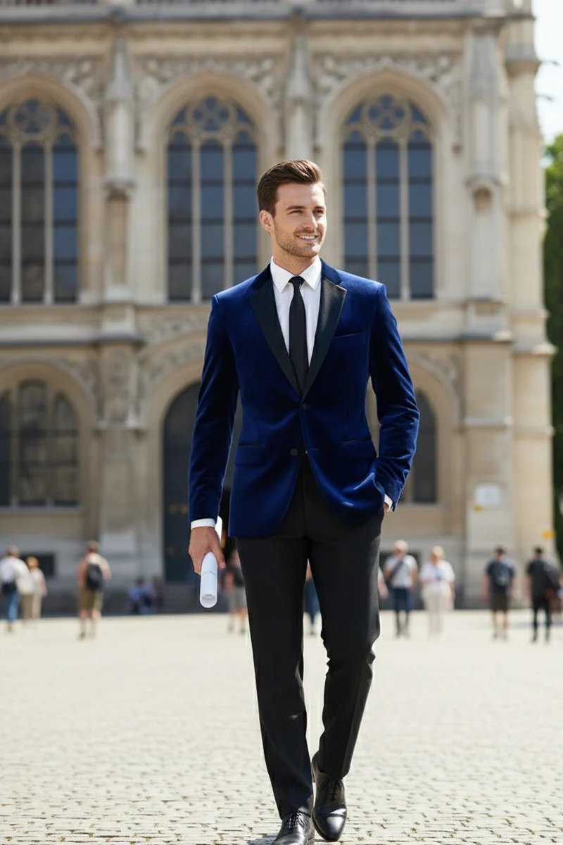 Mens Navy Tuxedo