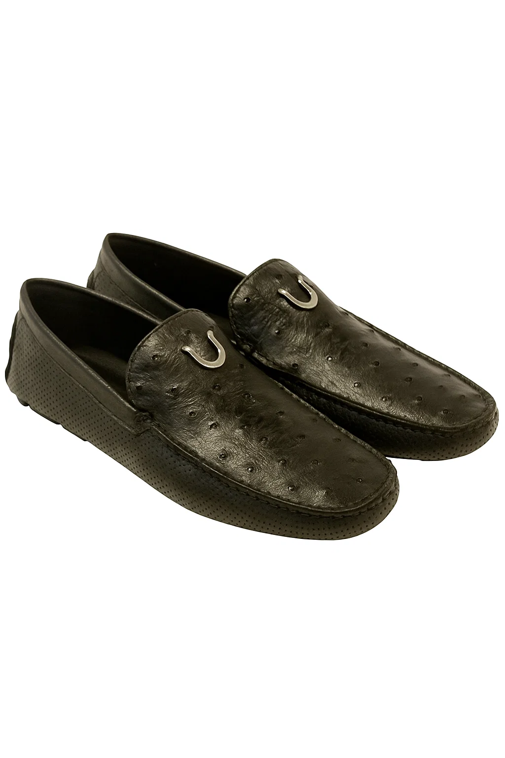 Mens Ostrich Skin Shoes