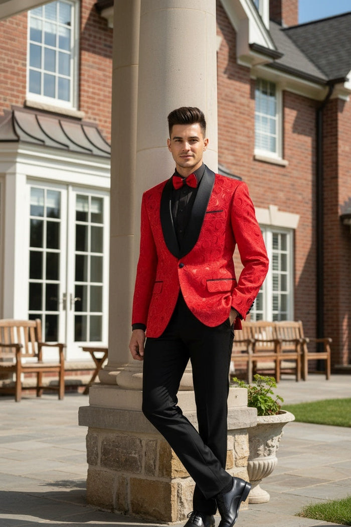 Mens Red Tuxedos Jacket