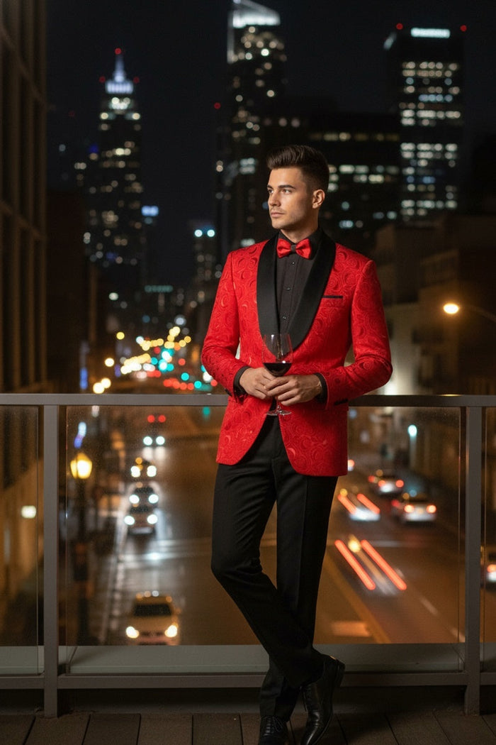 Mens Red Tuxedos Jacket