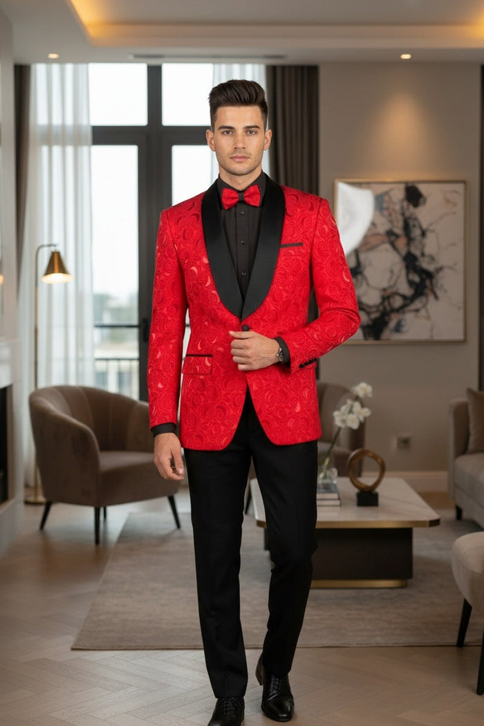 Mens Red Tuxedos Jacket