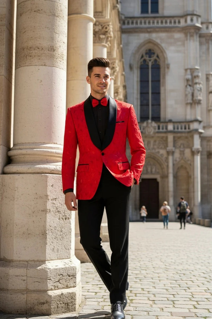 Mens Red Tuxedos Jacket