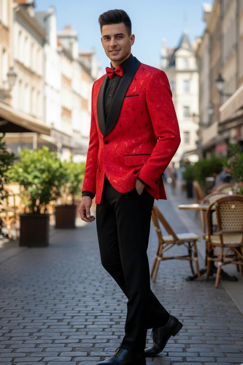 Mens Red Tuxedos Jacket