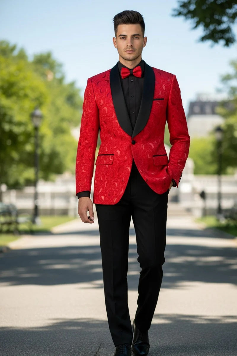 Mens Red Tuxedos Jacket