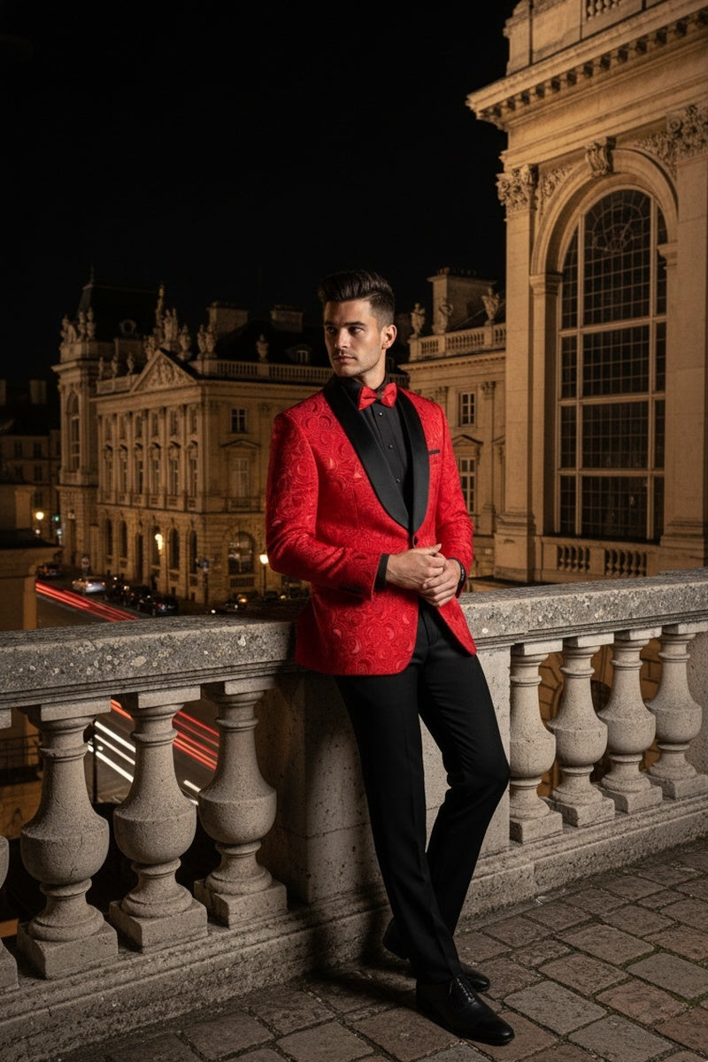 Mens Red Tuxedos Jacket