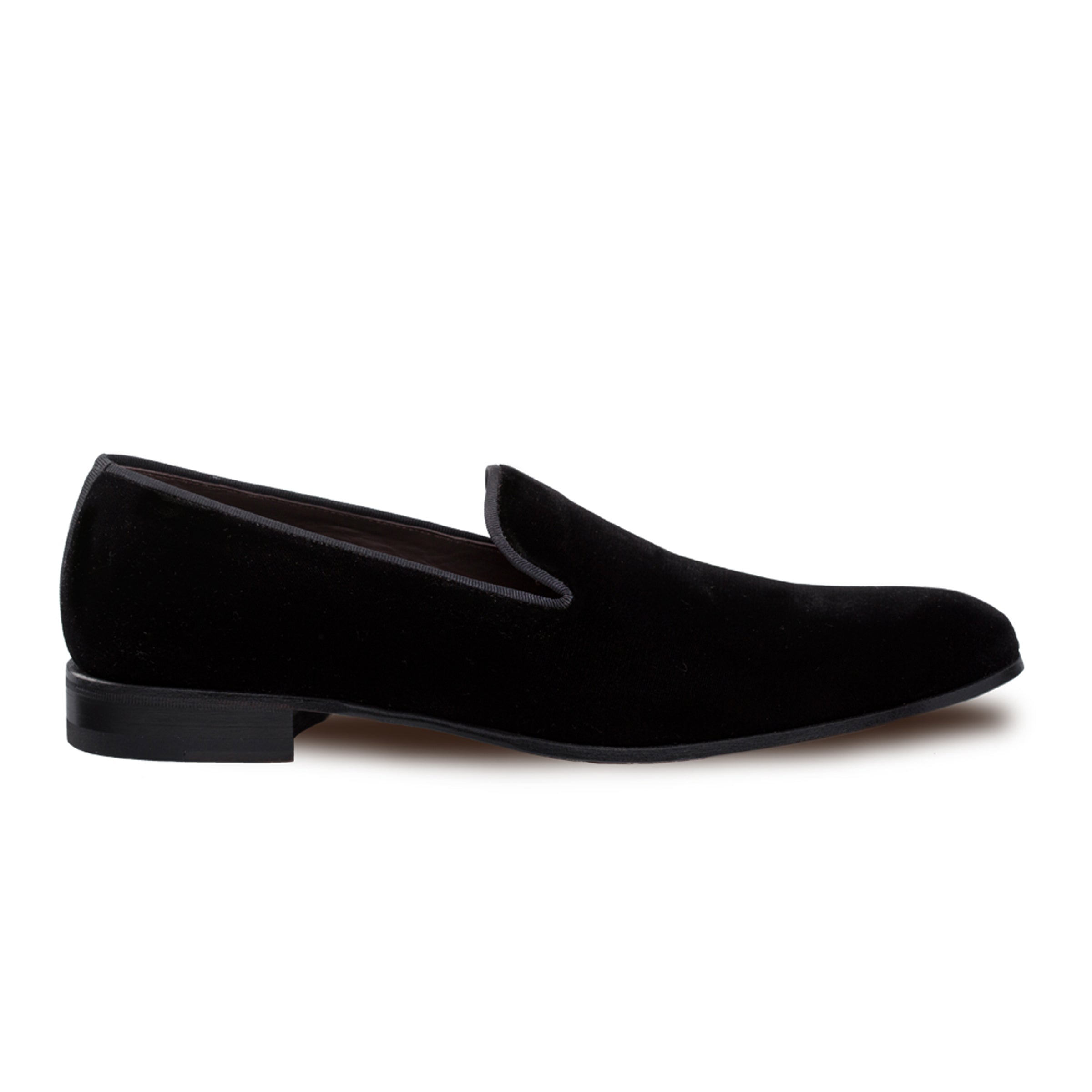 Mens Mezlan Lublin Velvet Tuxedo Loafers in Navy - Last Call Size 9,9.5,10,10.5,13