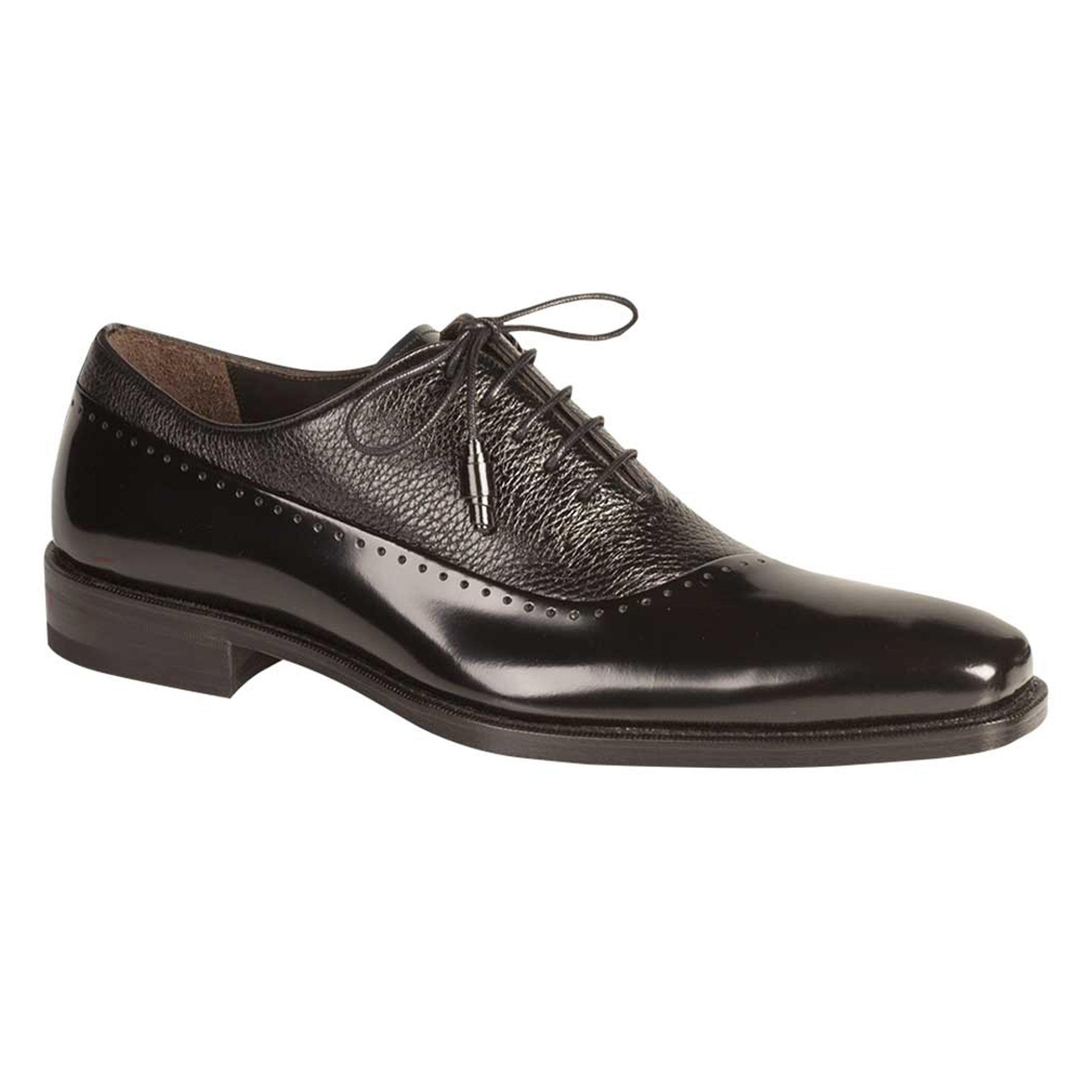Mezlan Navy Calfskin Oxford Dress Shoe