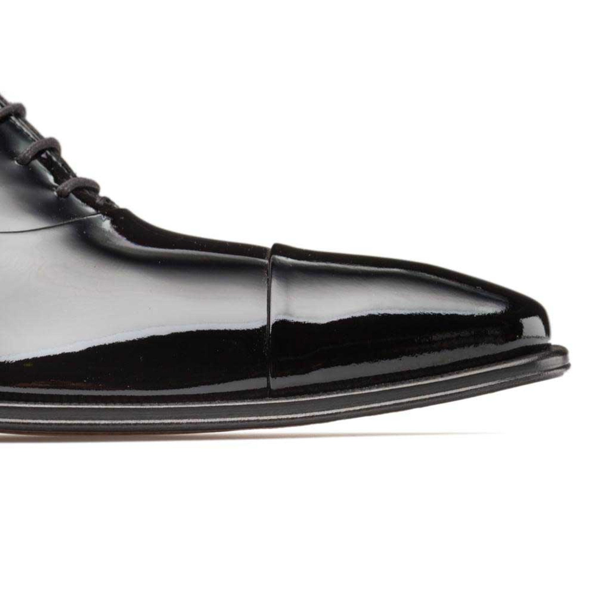 Mezlan Black Patent Leather Formal Oxford Shoes