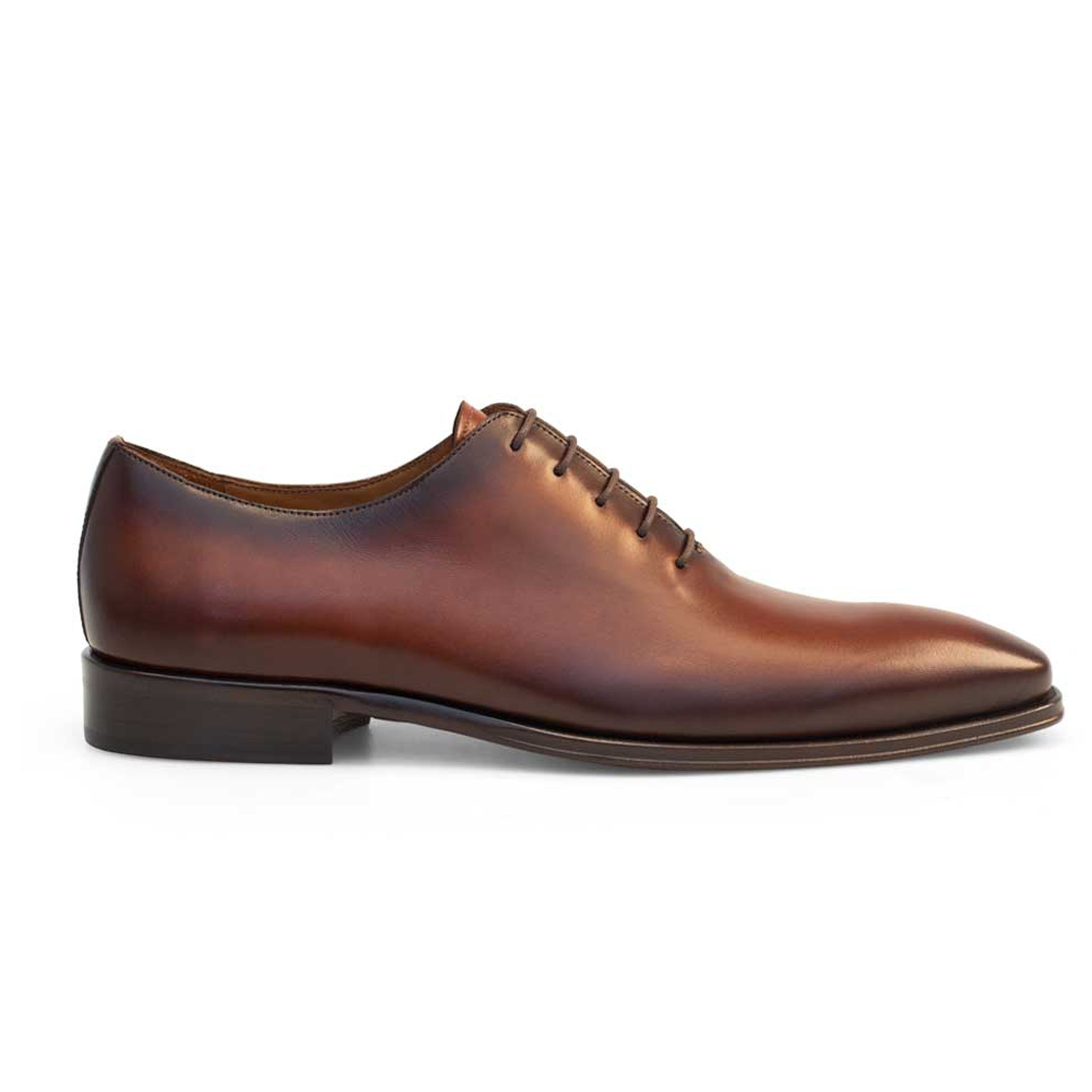 Mezlan Calfskin Dress Shoe in Cognac