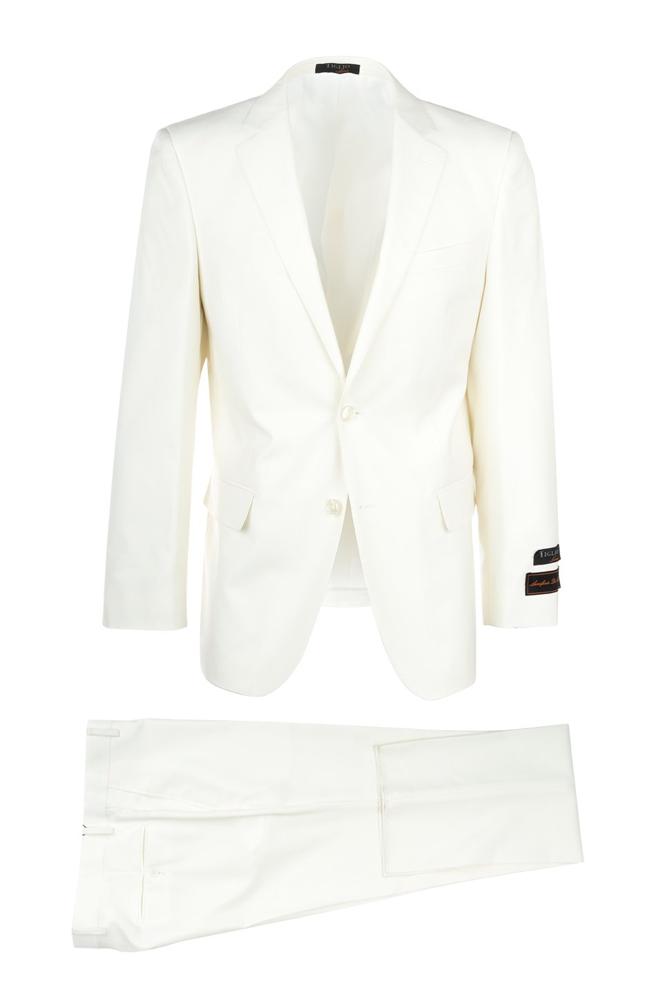 Tiglio Luxe Novello Off-white Wool Suit