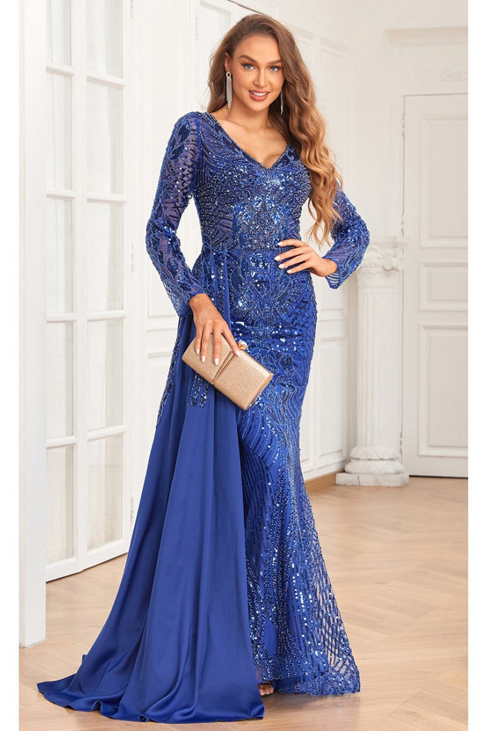 High Couture NR2333 Formal Beaded Evening Long Dress