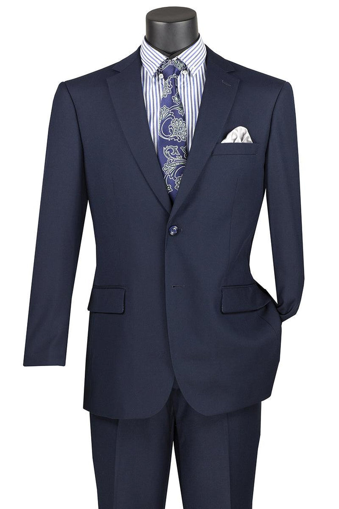 Navy Two Piece Suit by Vinci