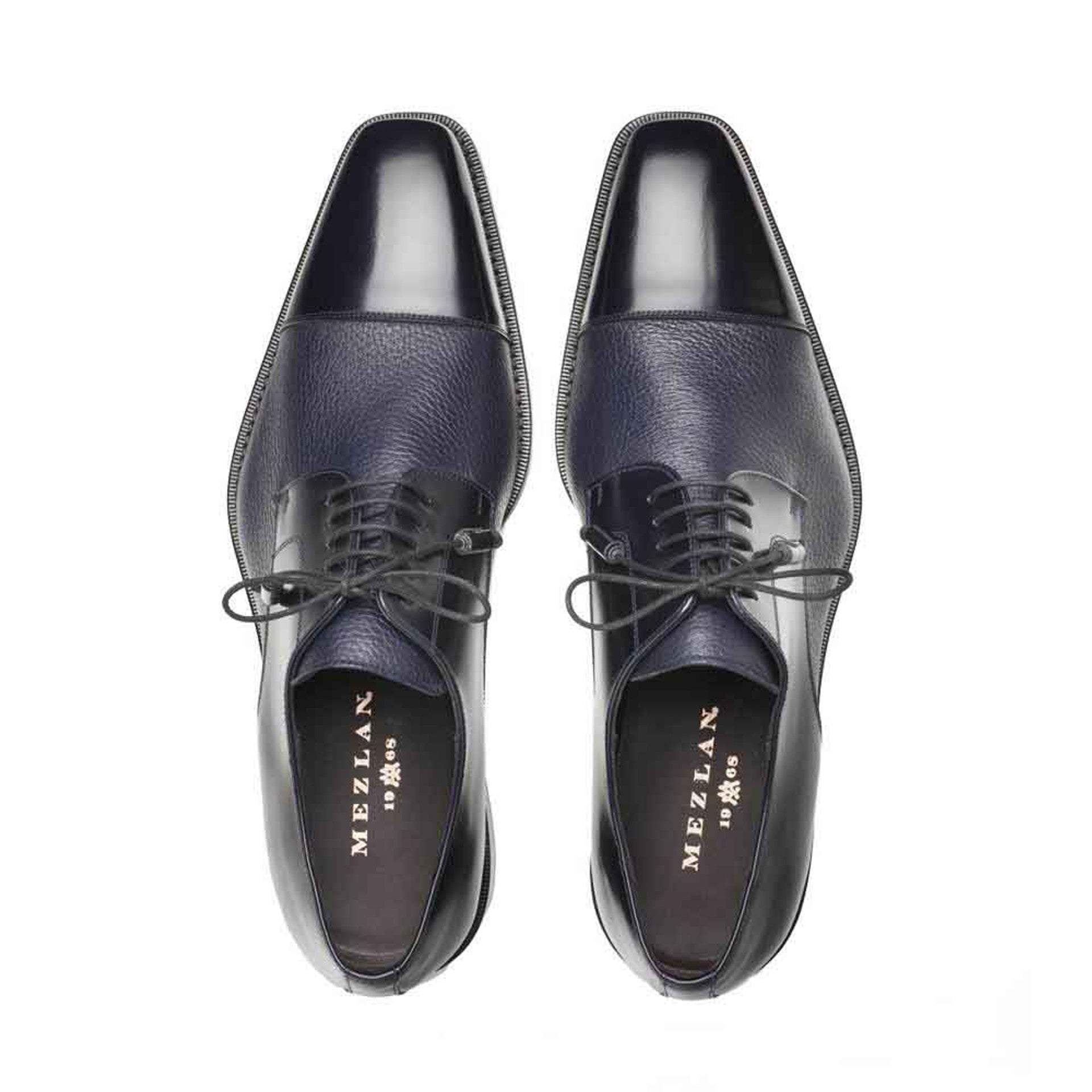 Mezlan Soka Deerskin & Calf Lace-Up Shoes