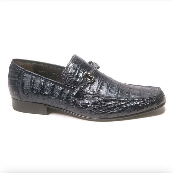 Los Altos Crocodile Belly Loafers