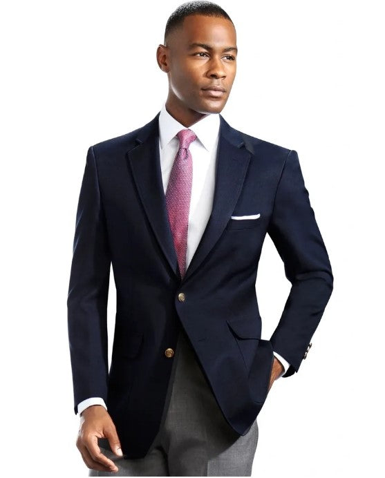 Neil Allyn Navy Blue Blazer Jacket for Men