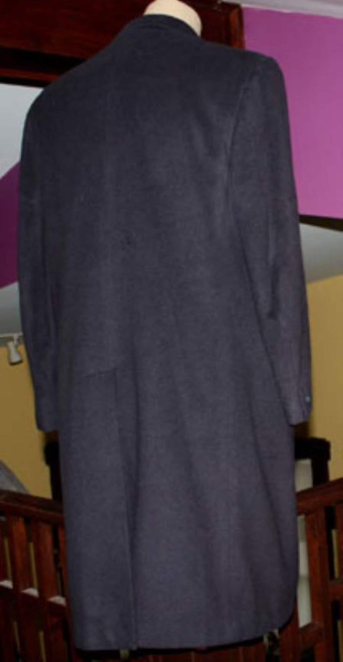 Wool Three-Button Men's Overcoat By Mensitaly