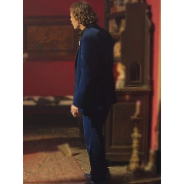 A Vampire in the Family 2026 Blue Velvet Suit