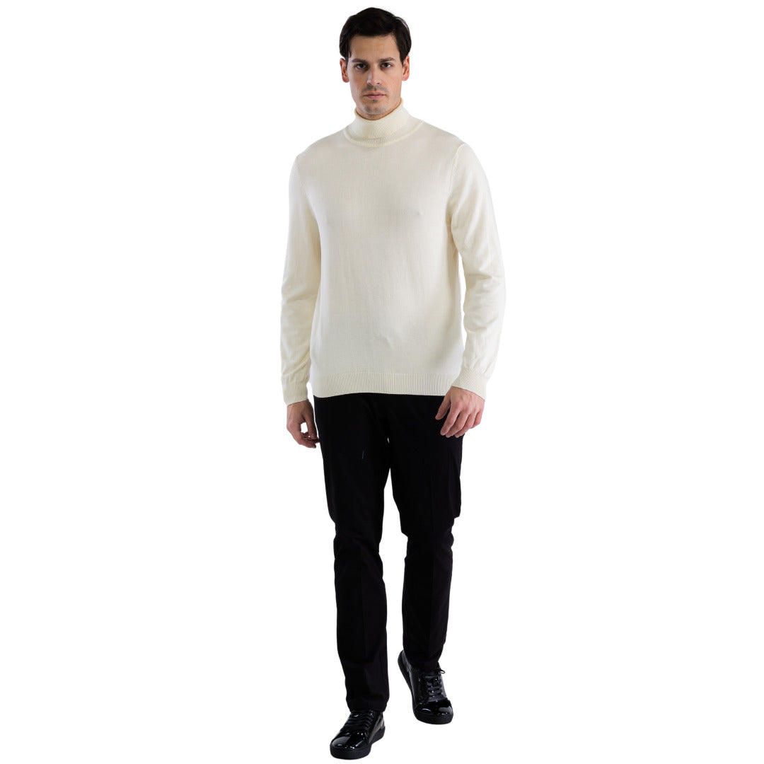 Off-White Turtleneck Pullover for Men