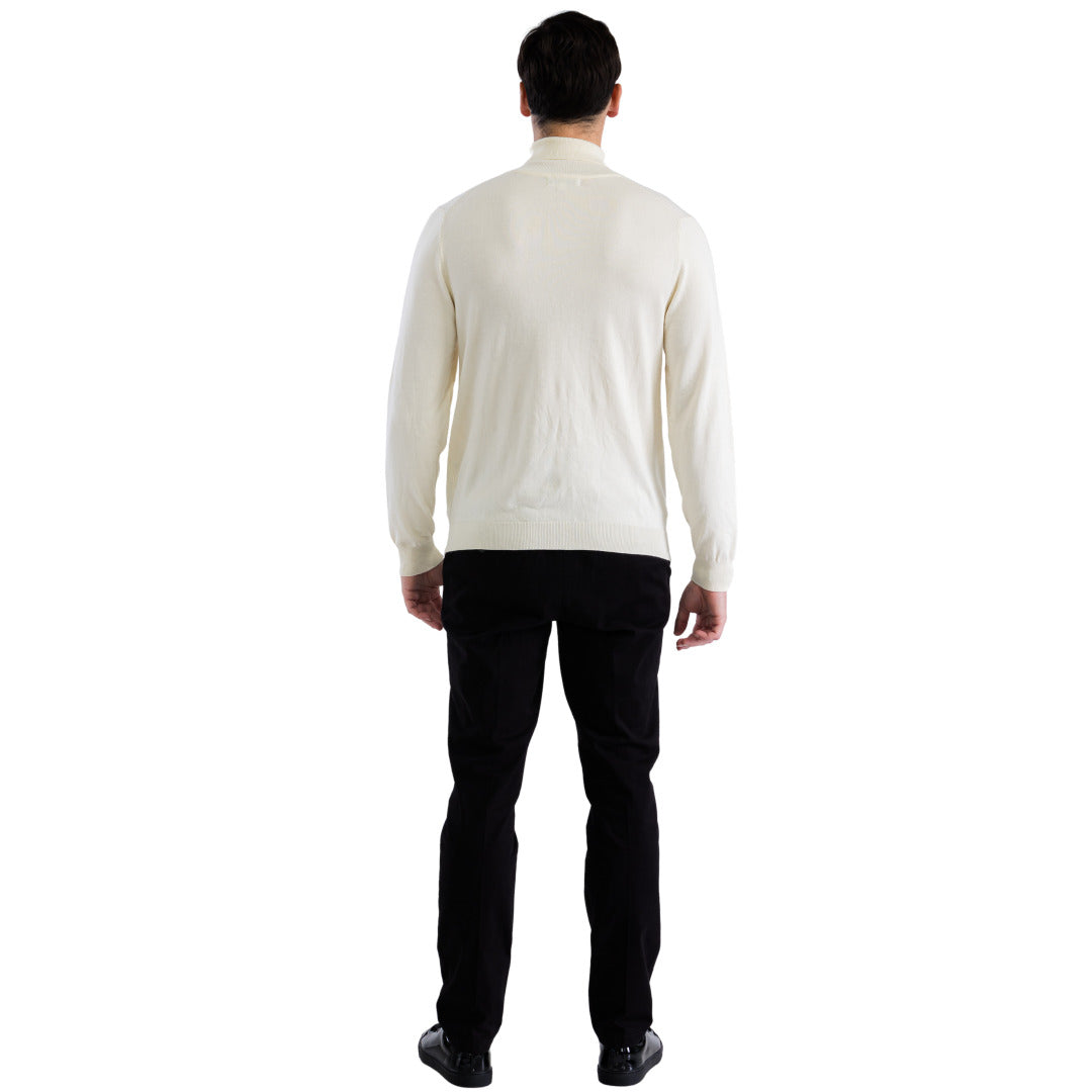 Off-White Turtleneck Pullover for Men