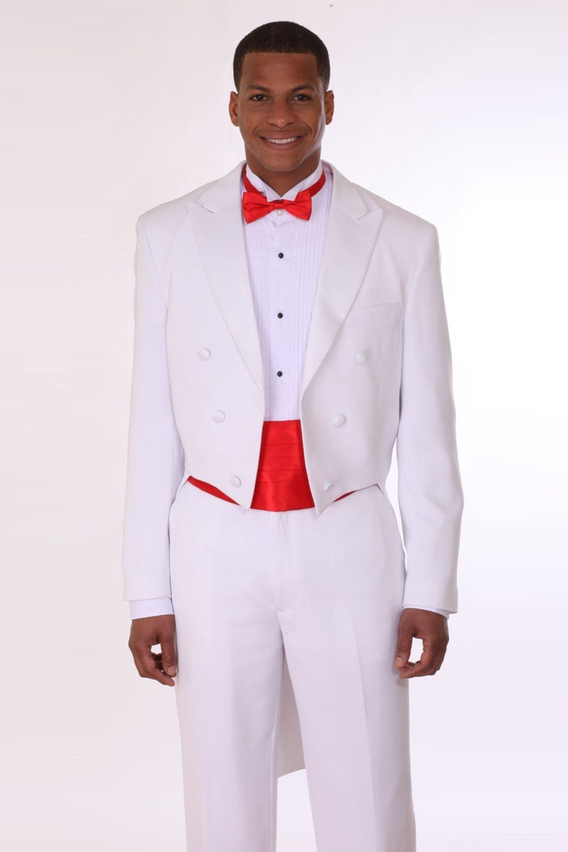 Classic White Long Tail Tuxedo for Men