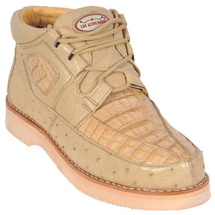 Los Altos Oryx Caiman & Ostrich Sneakers