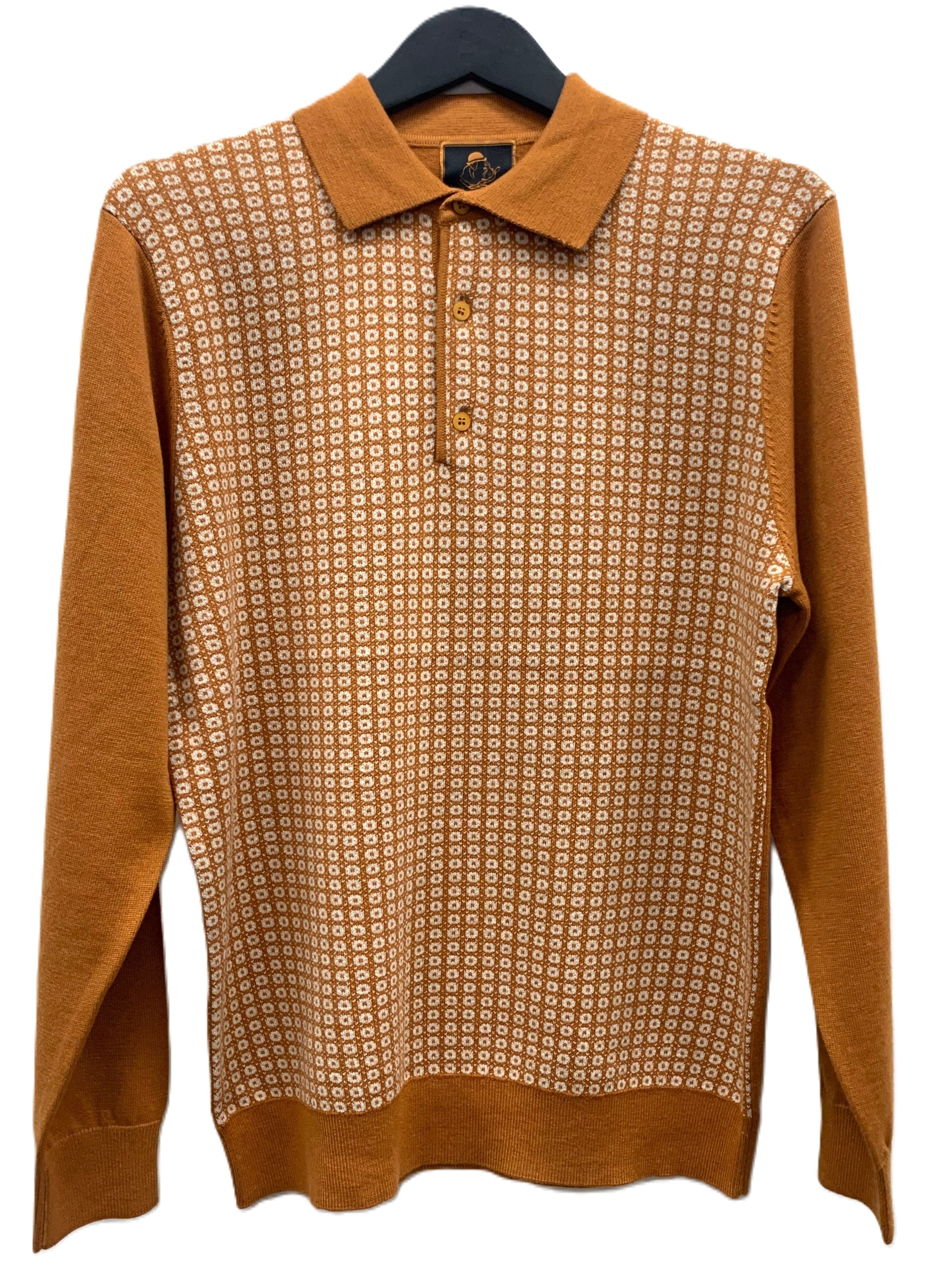 Cigar Couture 3 Button Pullover Polo Sweater