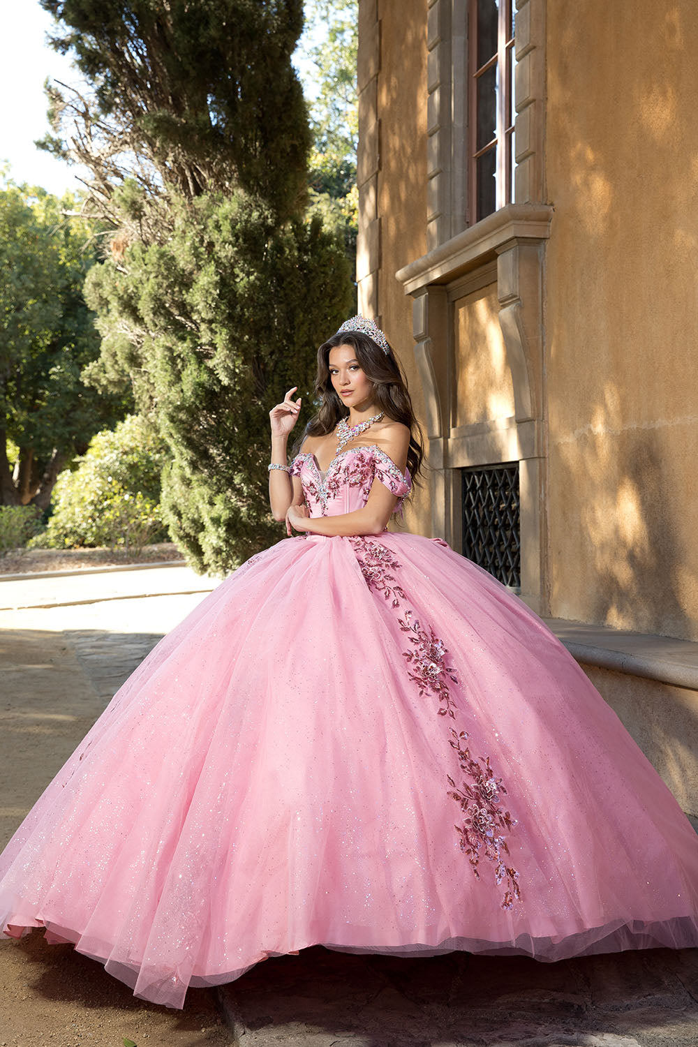 Off Shoulder Bow Ball Gown by Bella Princess c