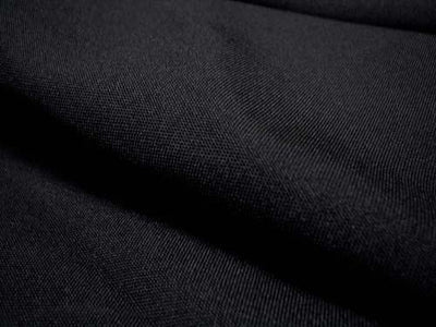 Ramses Black Double Breasted Suit with Elastic Waistband