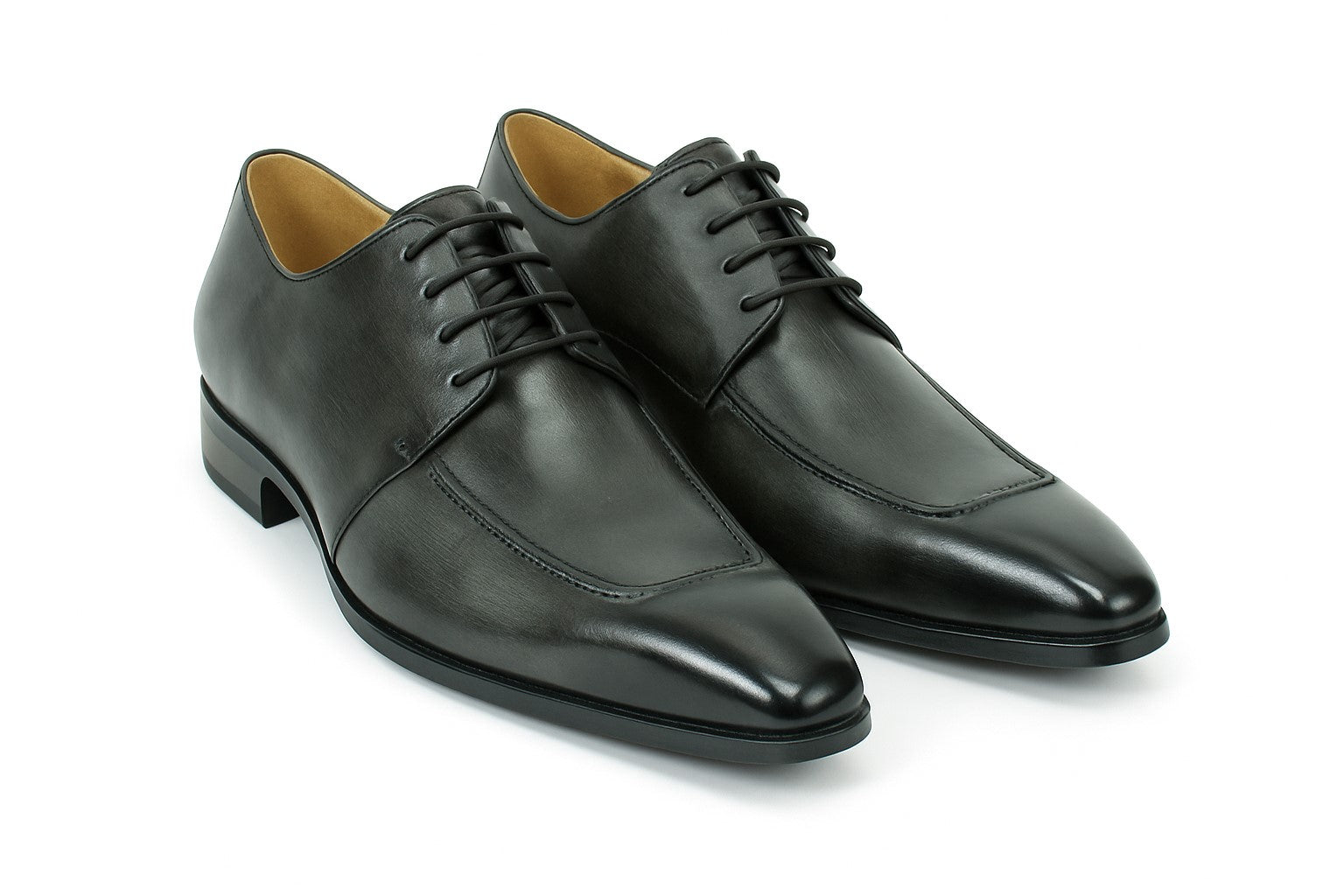Patina Finish Calfskin Lace-up Shoe