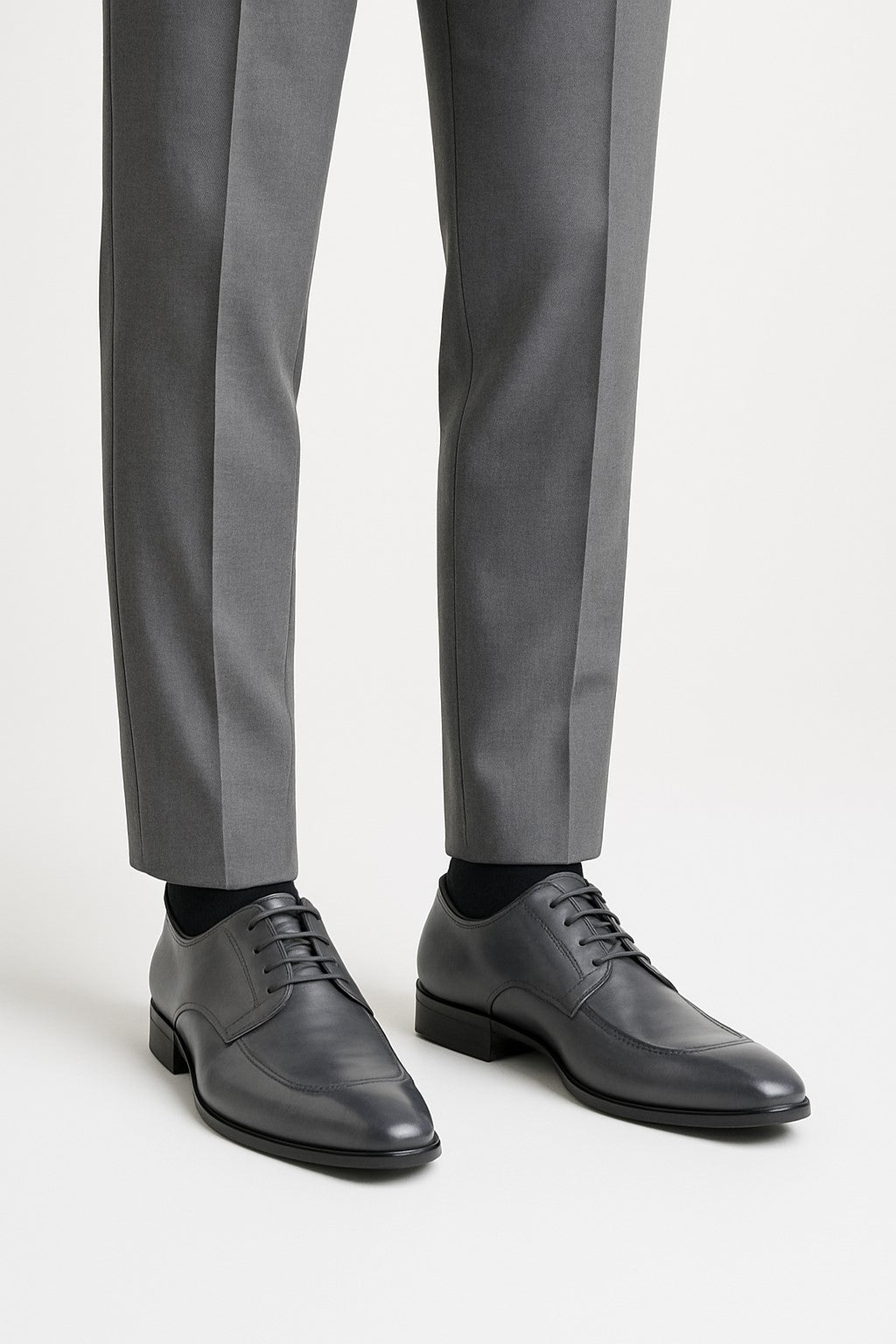 Patina Finish Calfskin Lace-up Shoe