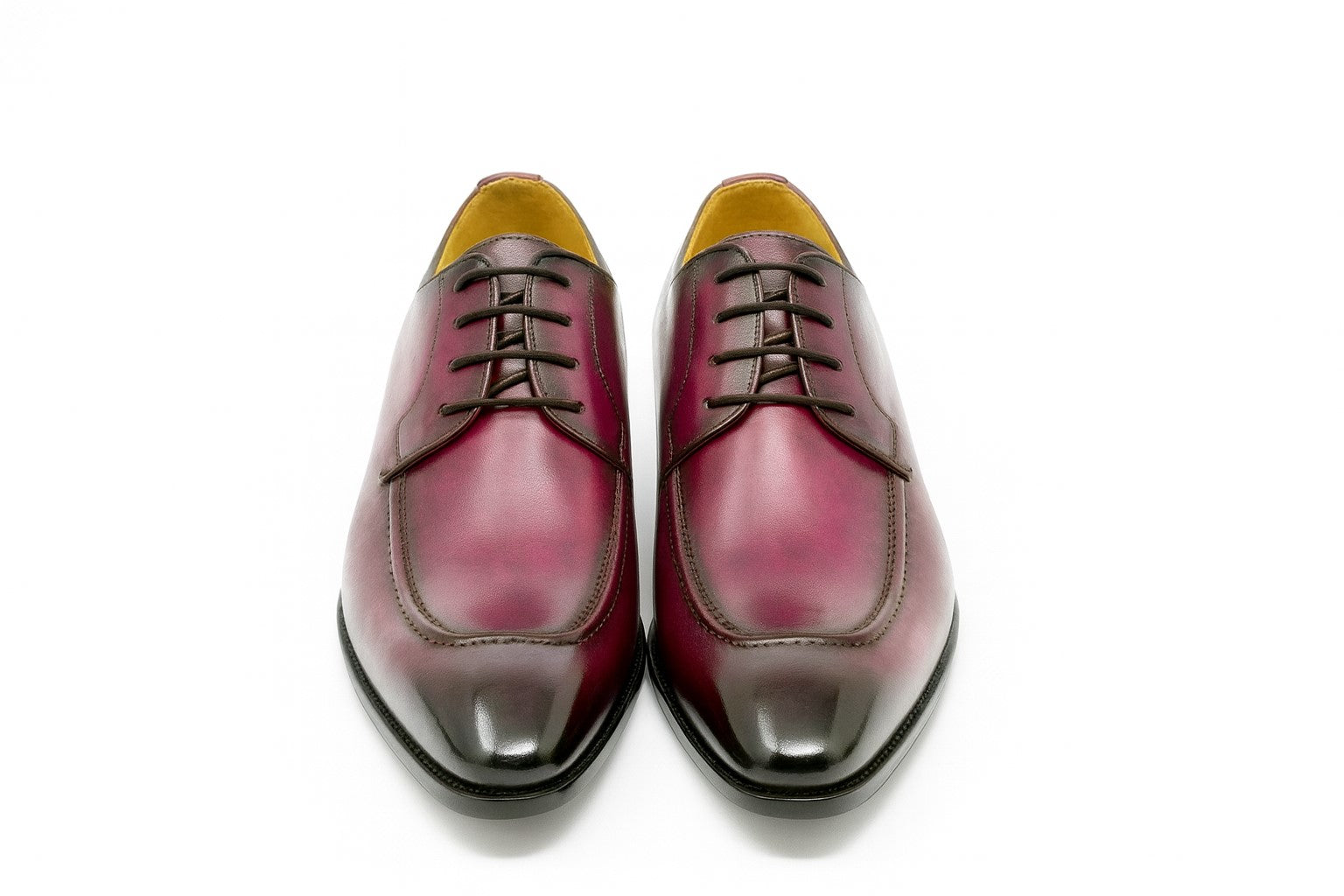 Patina Finish Calfskin Lace-up Shoe
