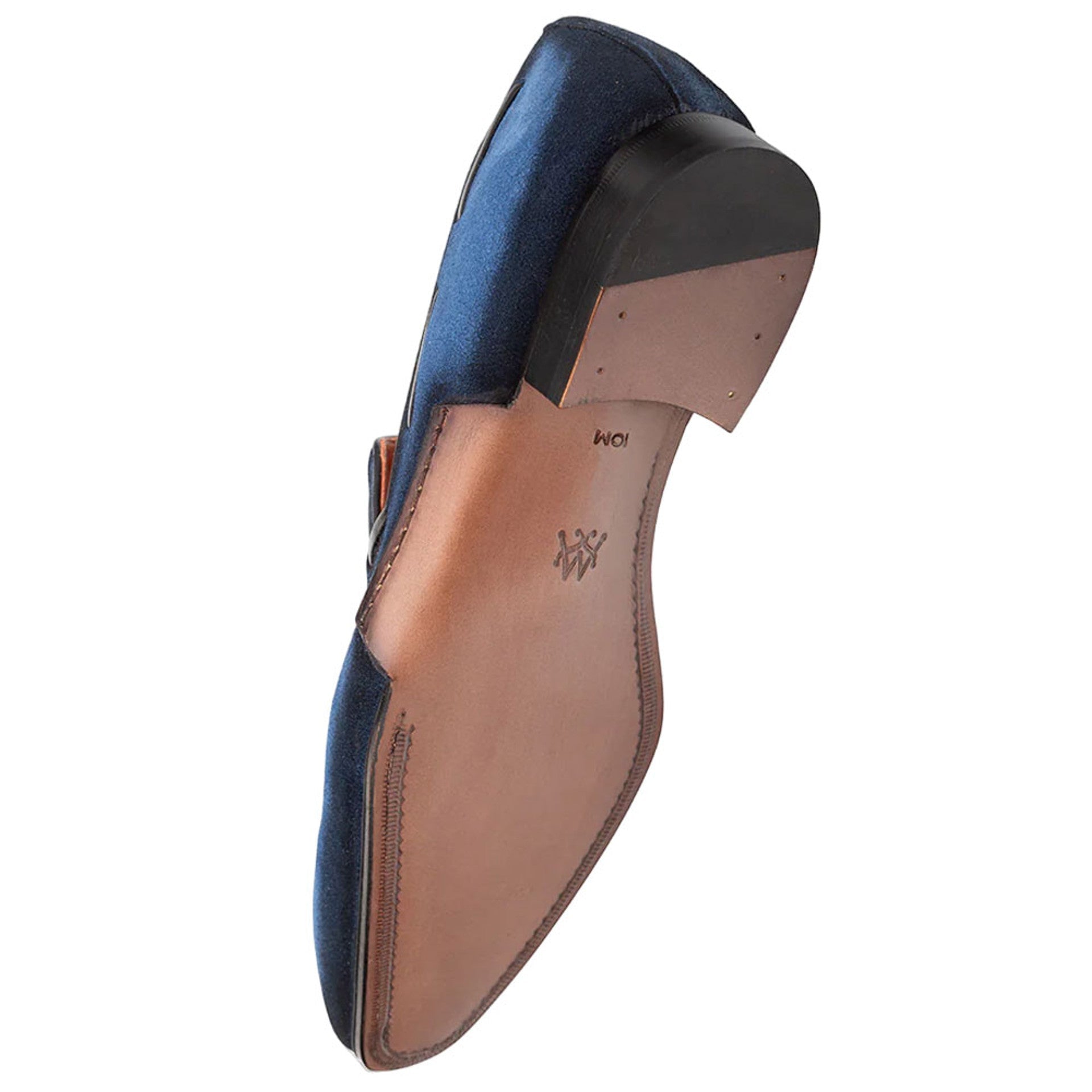 Pavese Cobalt Tassel Slip-Ons by Mezlan