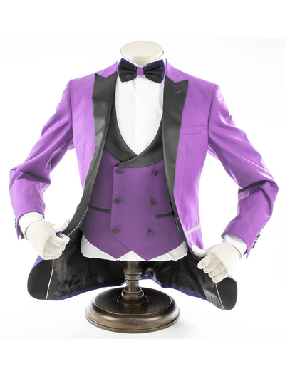 Lavender Peak Lapel 2-Button Prom Tuxedo