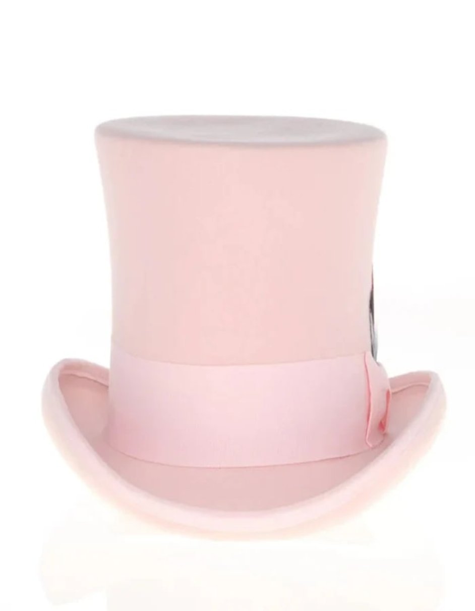 Victorian Steampunk Loden Felt Top Hat