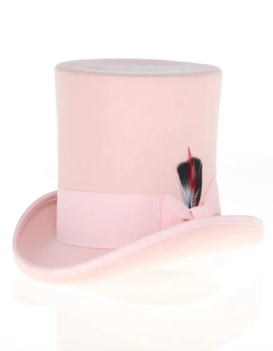 Victorian Steampunk Loden Felt Top Hat