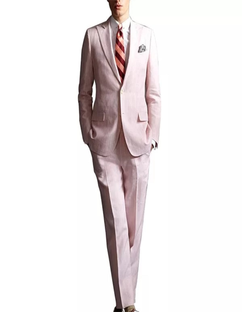 Jay Gatsby Pink Suit Inspired by The Great Gatsby