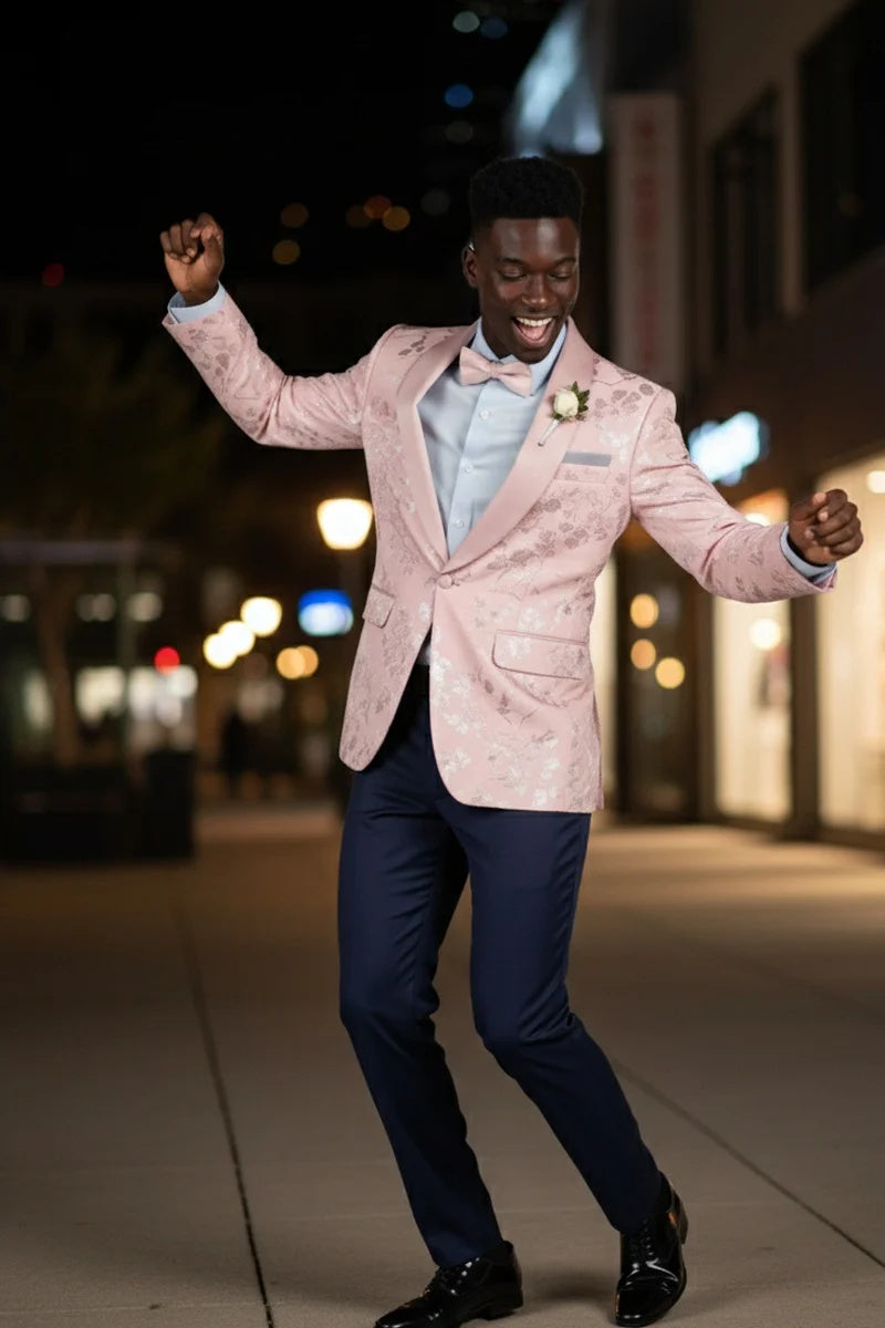 Pink Tuxedo Jacket
