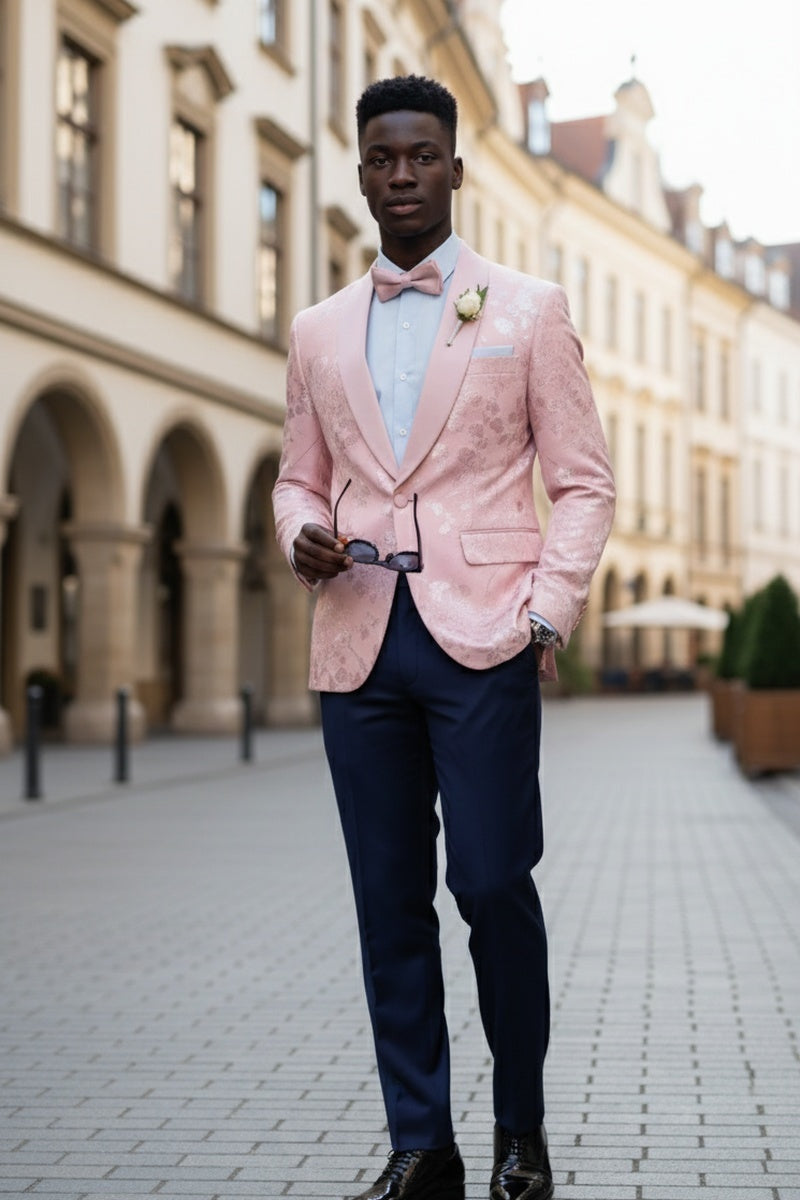 Pink Tuxedo Jacket