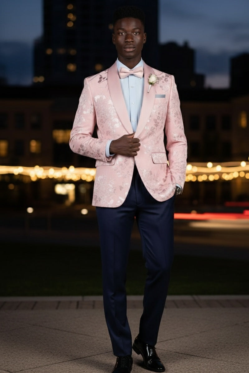 Pink Tuxedo Jacket