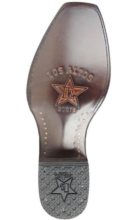 Men's Volcano Light Brown Genuine Premium Leather Los Altos Boots 7 Toe Cowboy Dress Cowboy Boot Cheap Priced For Sale Online
