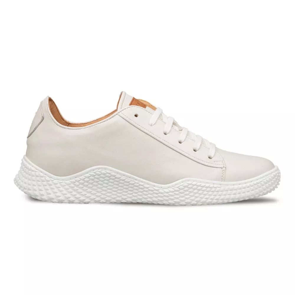 Mezlan Pristine White Leather Sneakers