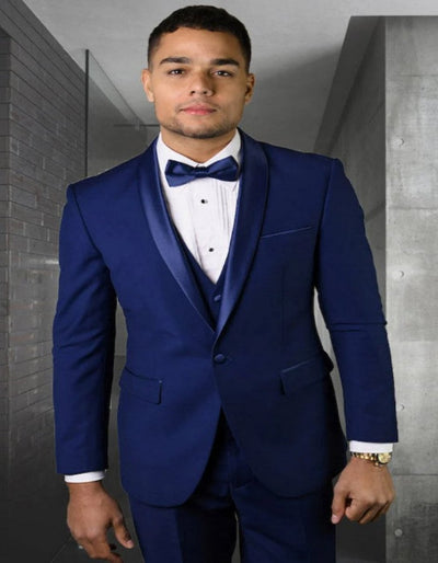 Sapphire Blue Prom Suit - Modern Homecoming Choice