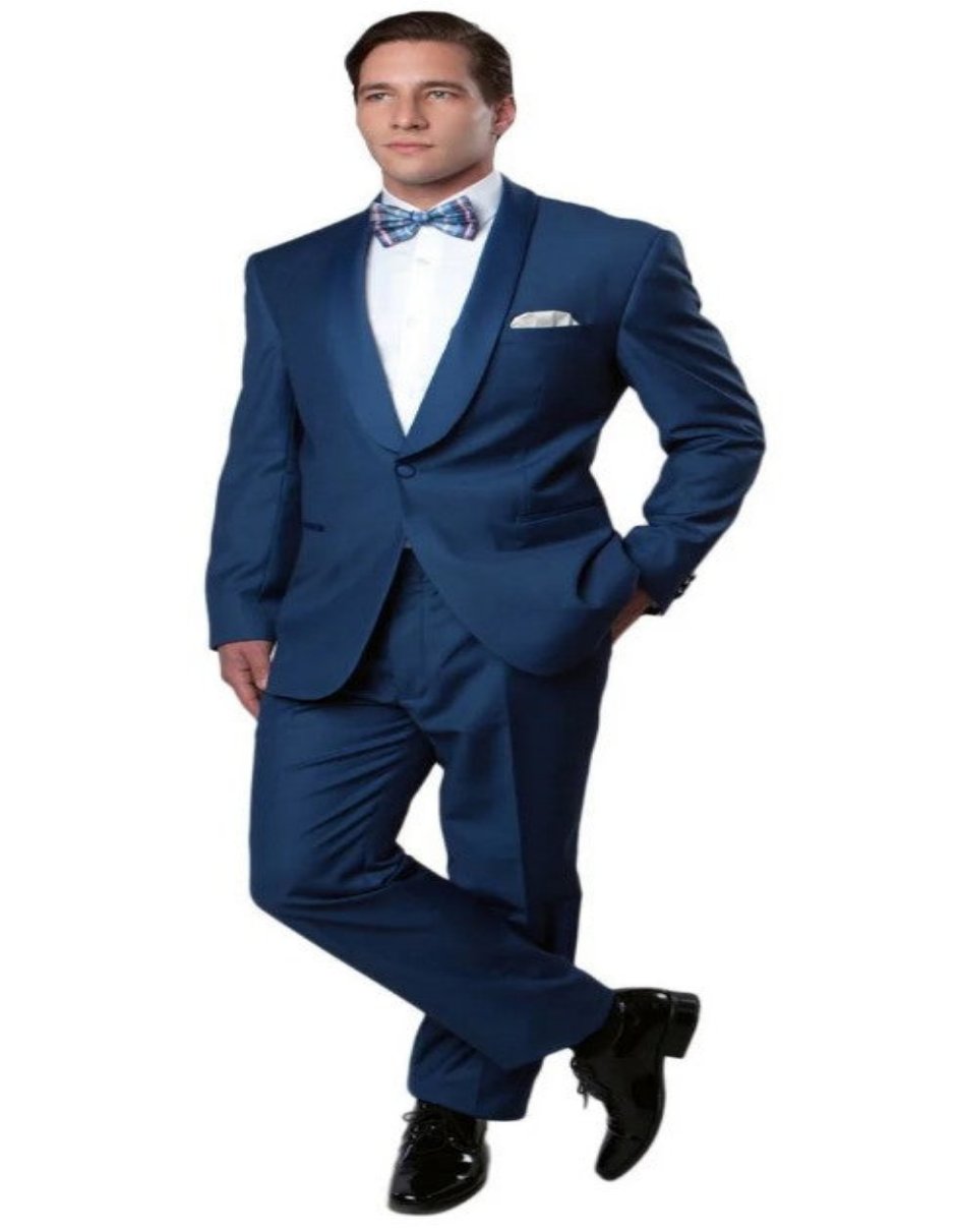 Midnight Blue Prom Suit for Men