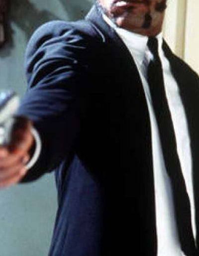 Pulp Fiction-Inspired Black Suit Set for Men