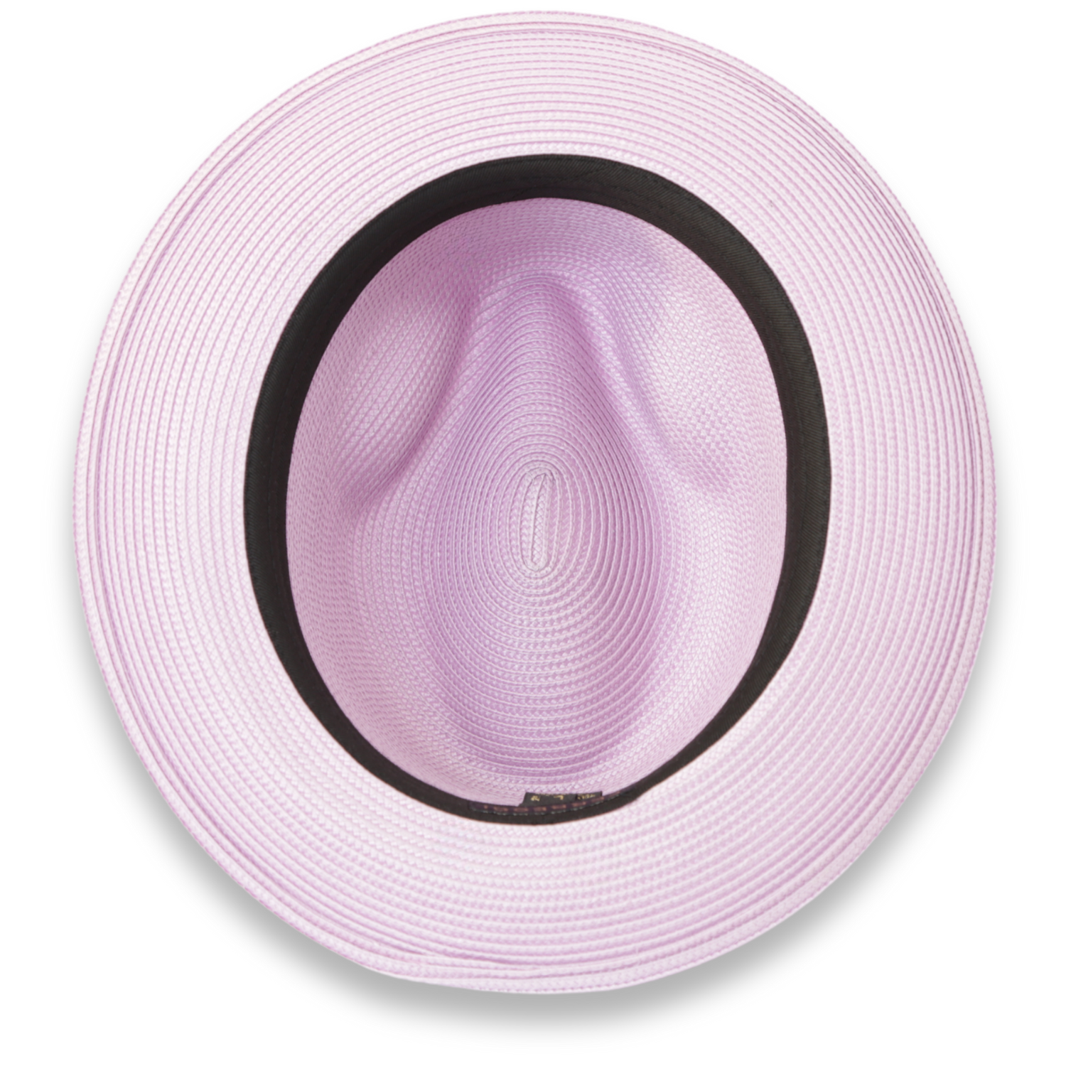 Tapa Crushable Straw Fedora Hat - Purple