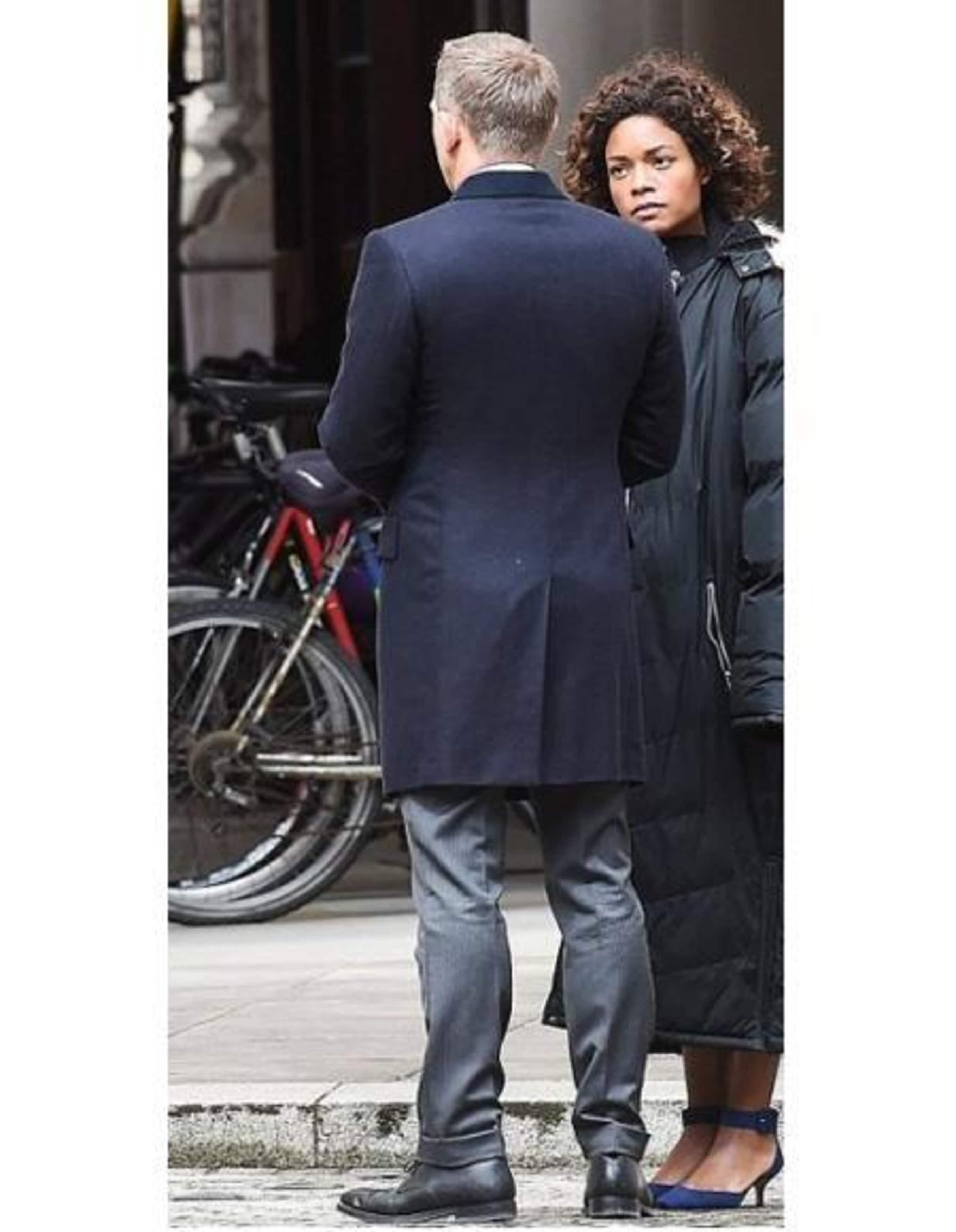 Men's Purple Wool 3-Button Topcoat