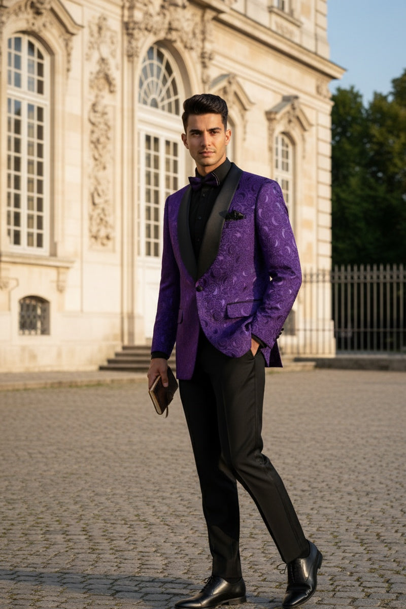 Purple Tuxedo Jacket