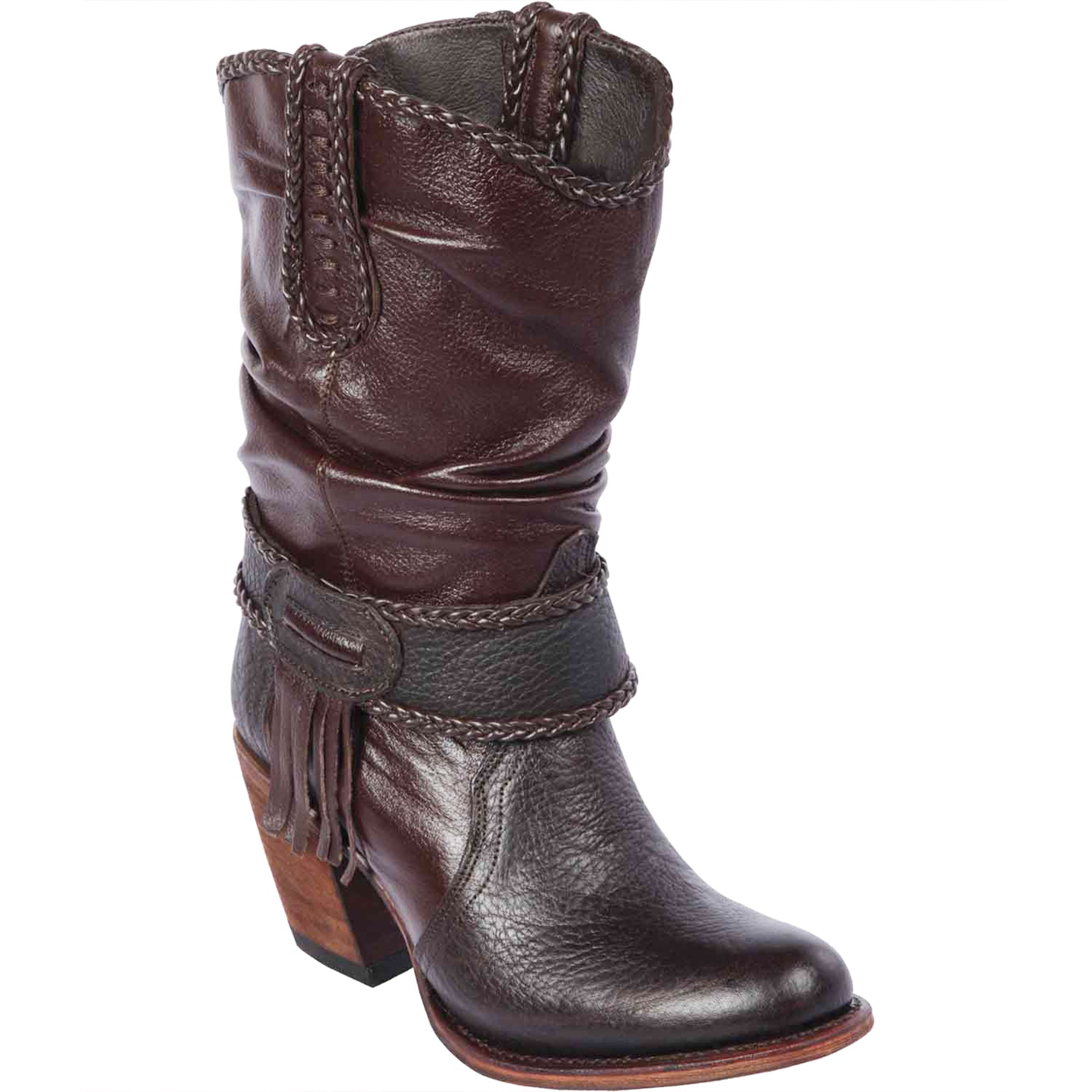 Women's Short Leather Boots by Quincy Boots